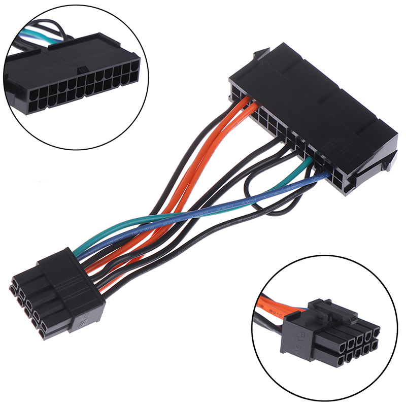 24Pin Female to 10Pin Male Adapter Power Supply Cable Cord for 10PIN Mothe-wf 2