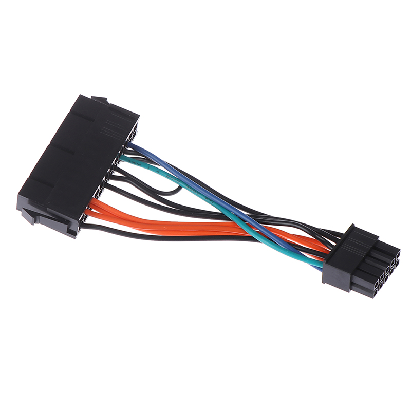 24Pin Female to 10Pin Male Adapter Power Supply Cable Cord for 10PIN Mothe-wf