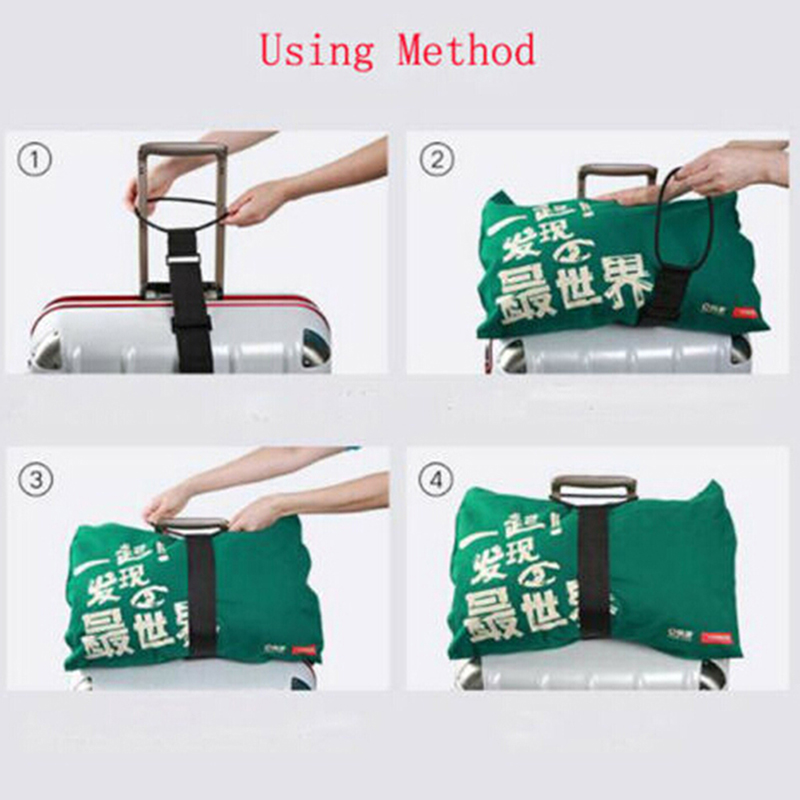 Add a bag strap travel luggage suitcase adjustable belt straps color ...
