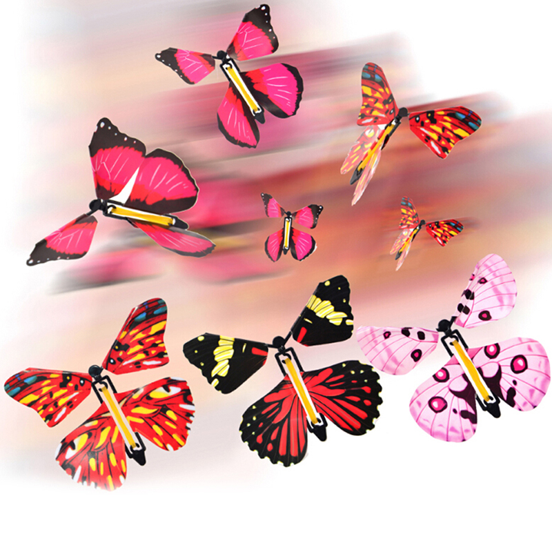 Magic butterfly flying store card toy