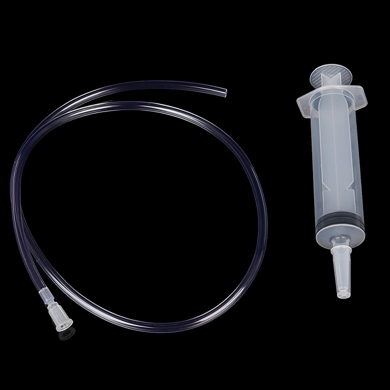 60ML Plastic Feeding Syringe Reusable Pump With 80cm Tube For Lab ...