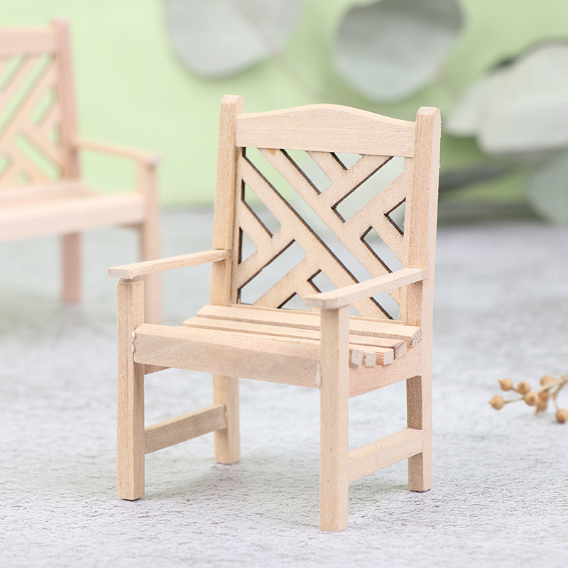 Miniature wood deals chair