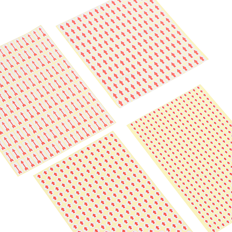 1Pack Red Arrow Labels Removable Small Circle Dot Stickers Defect ...