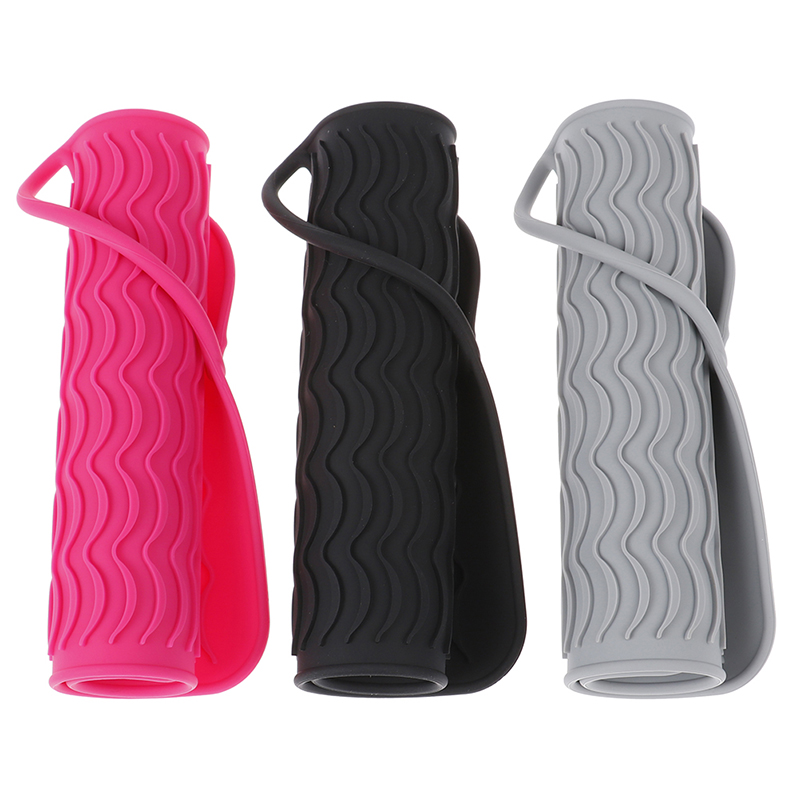 Multif Heat Resistant Silicone Mat Pouch Hair Styling Tools for Curling Ir  IZ_$z