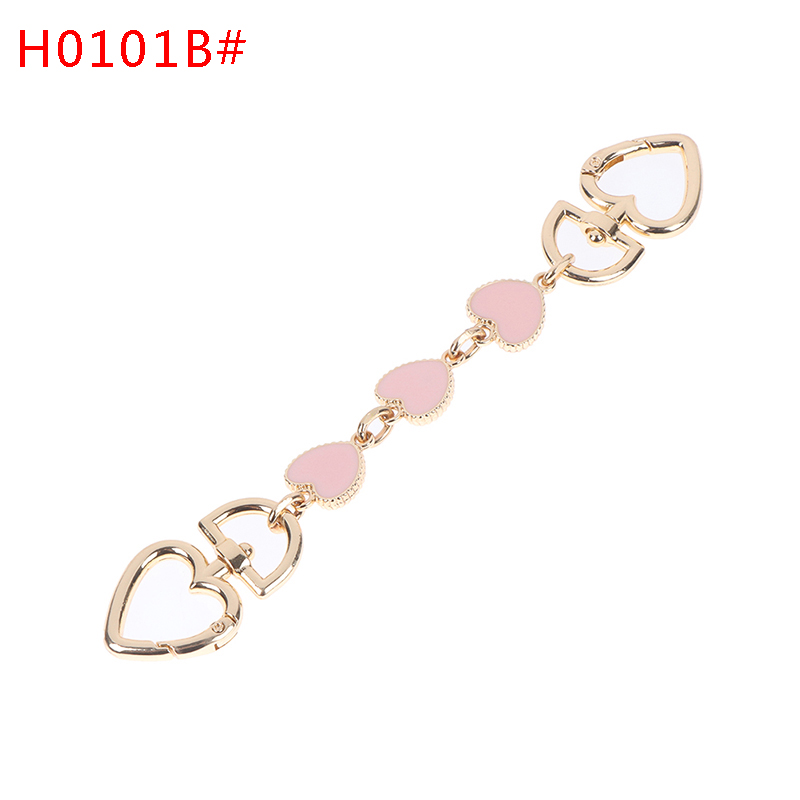 Heart Shaped Replacement Chain Strap Extender For Purse Clutch Handbag  Extens~KE