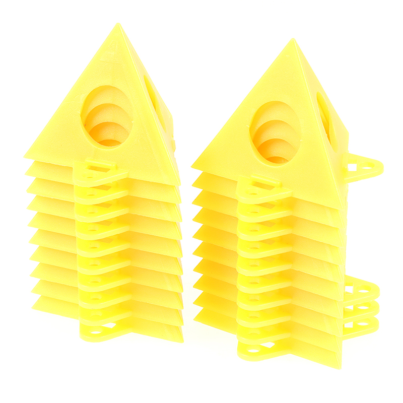 4-Pack - Painter's Pyramid Stands, Yellow