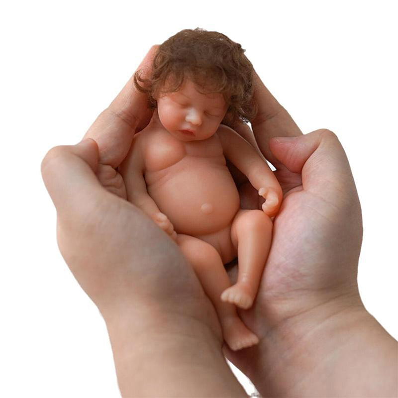 Lot de 8 Mini Poupées Reborn, Mini Reborn Bebe Réaliste Fille avec  Vêtements PVC Lavable Poupée à La Main Miniatures Poupées Bébé Reborn Jouet  pour Enfant Garçon Fille : : Jeux et
