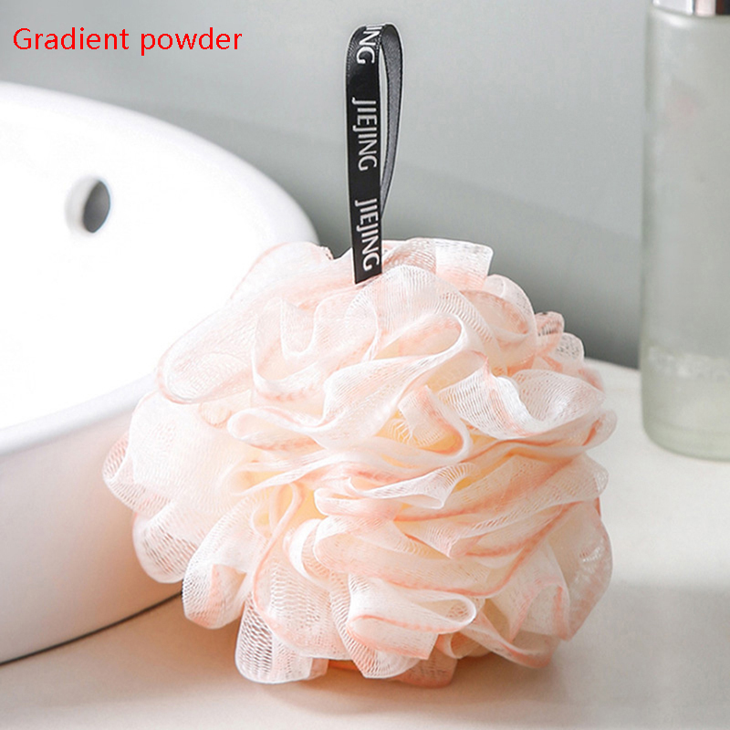 Gradient Color Stretchable Body Scrubber Shower Exfoliating Mesh