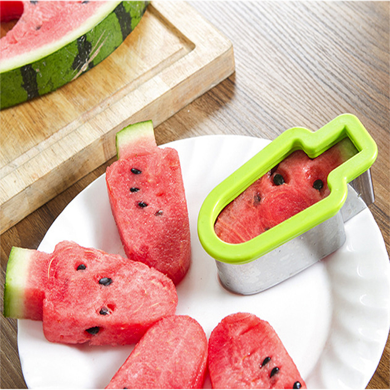 Fruit Watermelon Slicer Mold Popsicle Gadget Ice Cream Platter