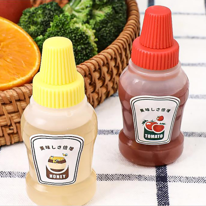 Mini Bouteille de Ketchup de Tomate de 25ml, Petit Récipient
