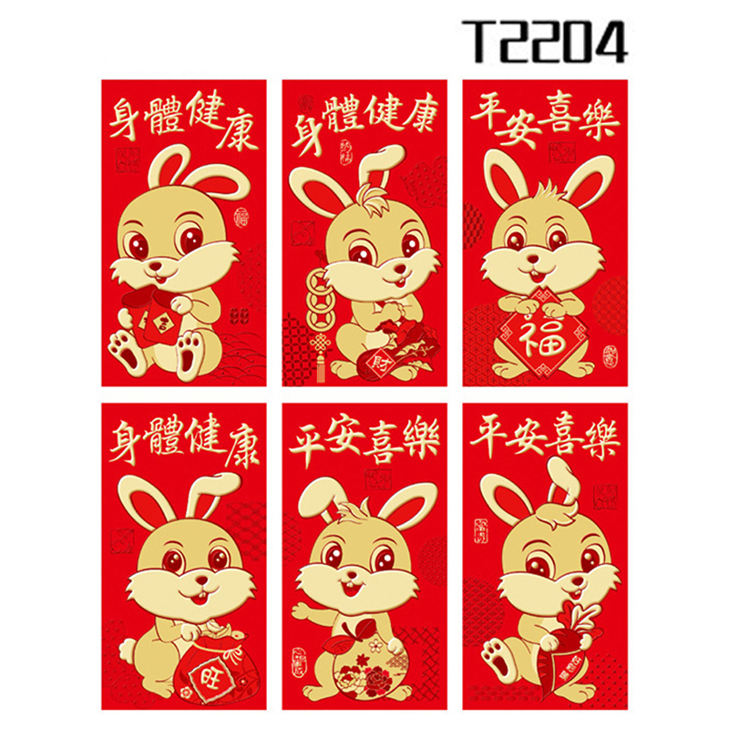 6Pcs Delicate Red Envelopes Chinese Red Envelope Cute Envelopes for New  Year