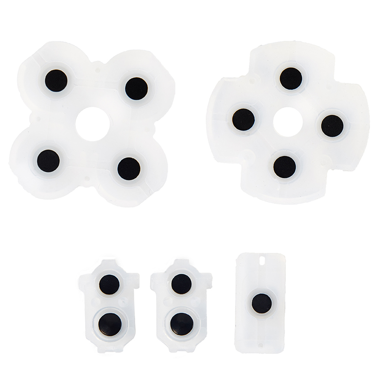 1 Set Silicone Conductive Rubber Adhesive Button Pad Keypads For PS4  Control=y=