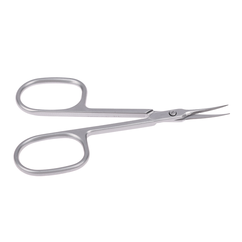 Stainless Steel Curved Tip Thin Blade Cuticle Scissors Trimmer Skin  Remover~ FL