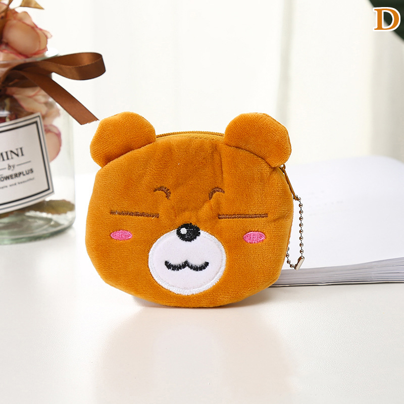 Plush Cartoon Fruit Coin Purse for Children Cute Girl's Change Wallet  Household Storage Bags for Small Pieces Organizer сумка