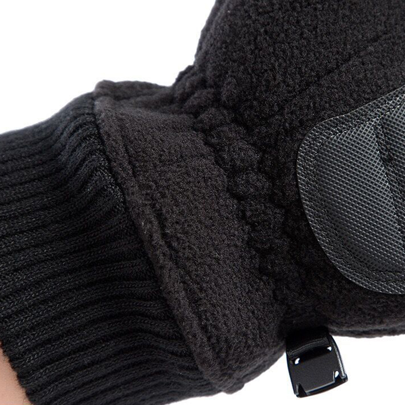 Men Winter Touch Screen Gloves Men Plus Velvet Thicken Driving Warm 