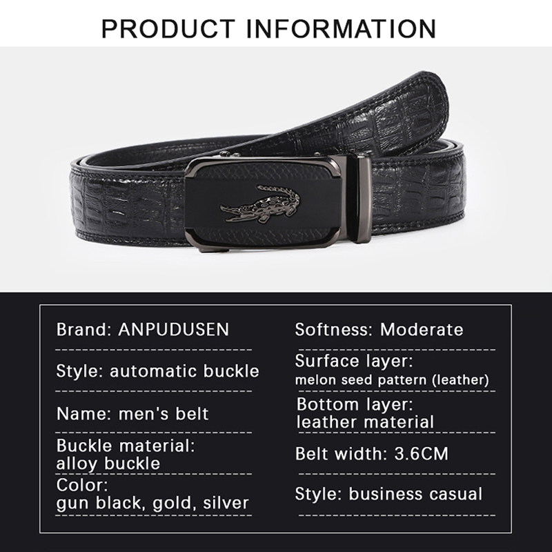 Men Belt Fashion Casual Genuine Leather Famous Luxury Brand