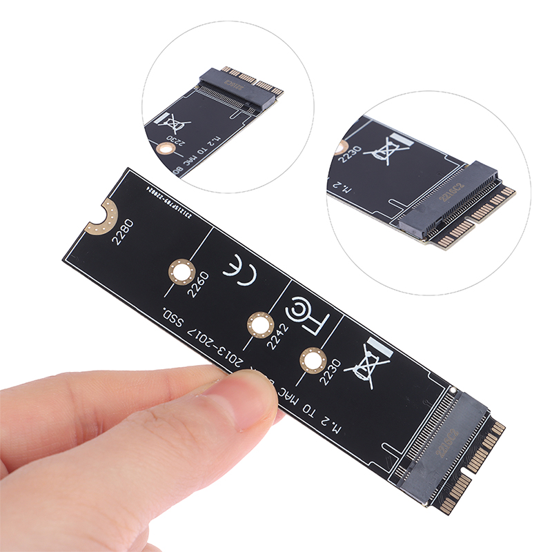 Adaptateur SSD M2 M.2 PCIE NVME SSD Converter Card pour Apple MacBook Air  Pro