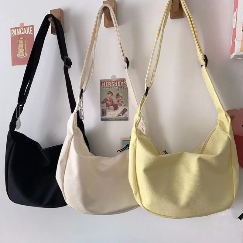 Women's Messenger Bags Large Capacity Canvas Crossbody Bags for Teenage  Girls Boys Handbags Harajuku Ladies Shoulder Bags Totes