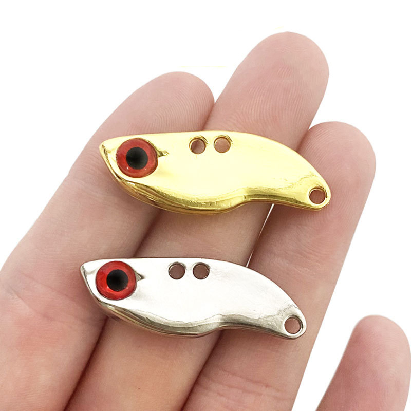 Trout Lures Mini Zinc Alloy Fishing Spoons 2.5g Freshwater Spinner Bait  Fish SN❤