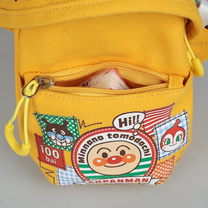 Japanese Canvas Cartoon Shoulder Bag Cute Boys& Girls Belt Bags 