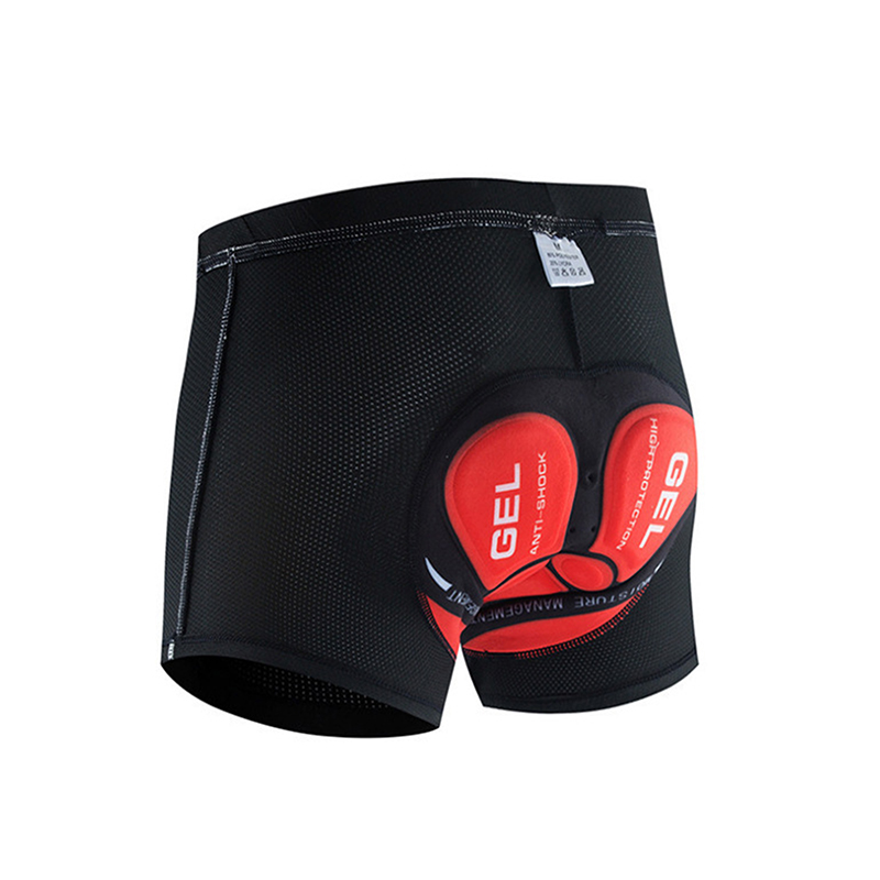 Thickened 5D Silicone Gel Pad Cycling Shorts Men Cycling Underwear