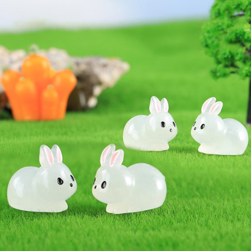 Value Pack 10/30pcs Simulation Small Rabbits, Ducks, Dogs, Swans, Cute  Small Animals Mixed Suitable For Micro-miniature Trendy Decoration  Ornaments Ho