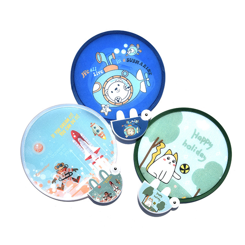 Portable Mini Mirror With Cute Cartoon Pattern For Women Compact