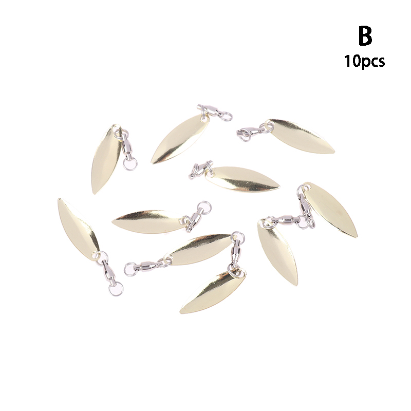 10pcs Lure For Spinner Spoon Lures Frogs VIB Reflective Stainless Steel  Sheet TS