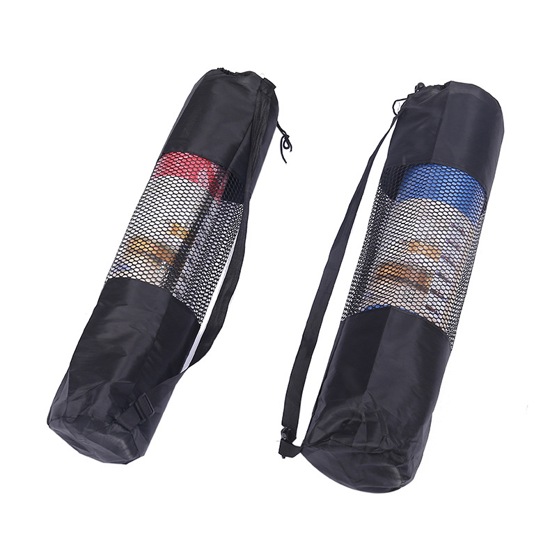 Yoga Shoulder Bag Sports Gym Yoga Bag Storage Case Mat Carriers Mesh Bag  Bla F❤❤