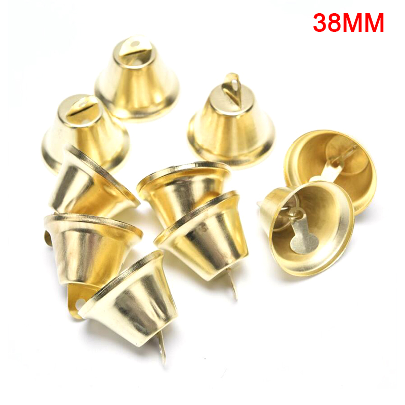 10Pcs Small Jingle Bells Metal Bells Christmas Tree Party Decoration DIY  Cra F❤❤