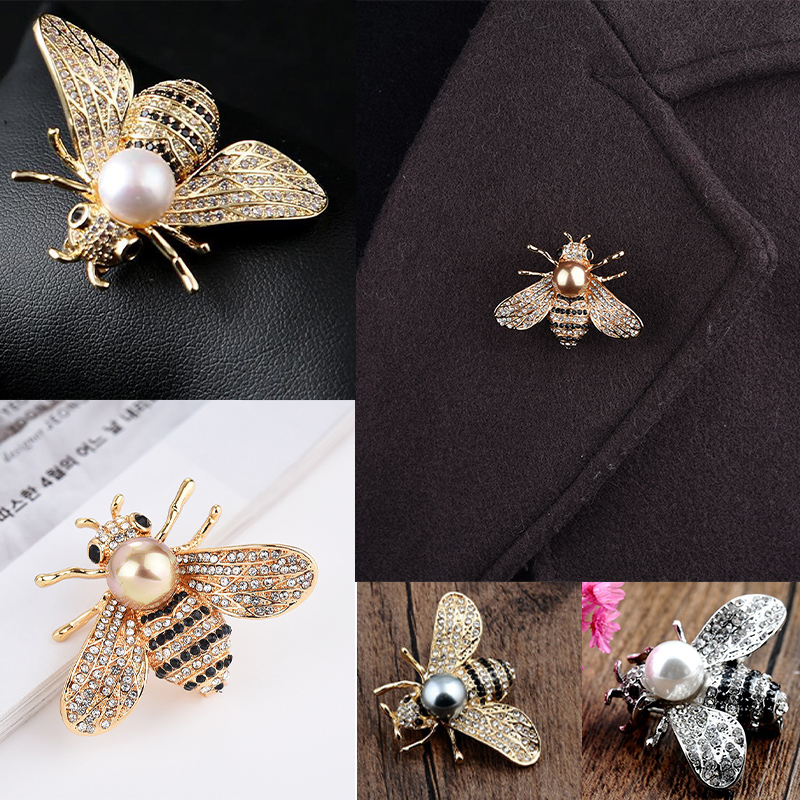 Bee brooches and clearance pins