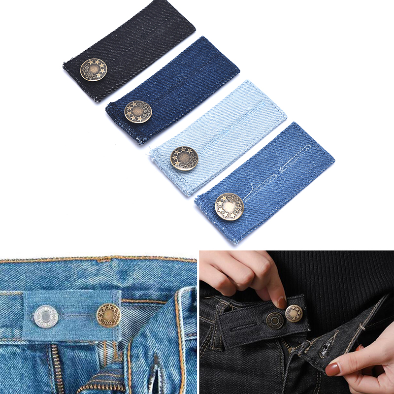 Unisex Jeans Extension Button Waist Expander Pants Adjustment Waist ...