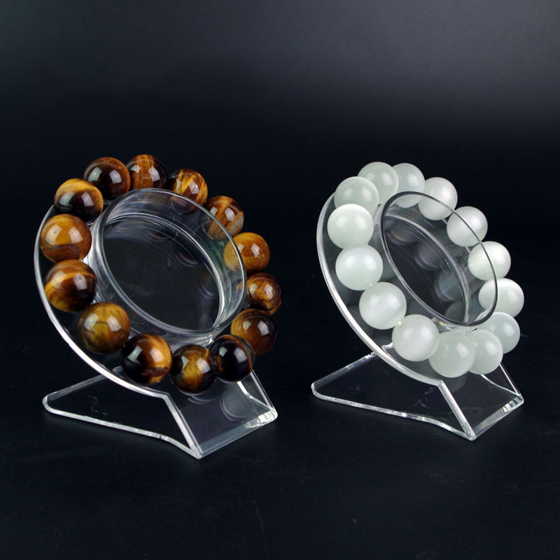 Jewelry Bracelet Display Holder Bangle Organizer Rack Acrylic Stand Holder  F❤❤