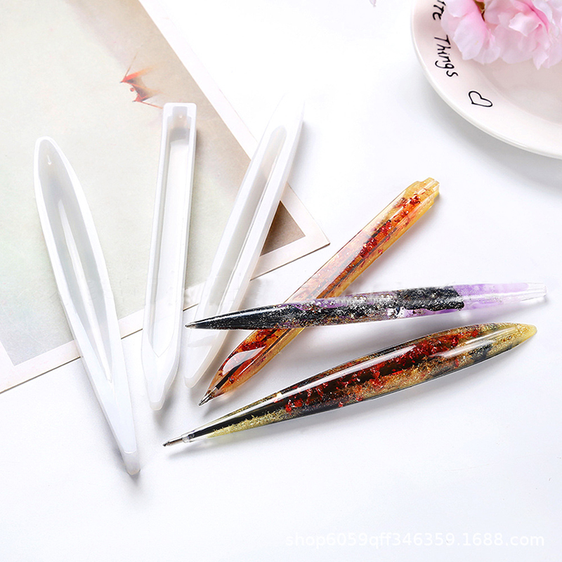 Ballpoint Pen Silicone Mould Decorative Craft DIY UV Epoxy Resin Mold for  Jew