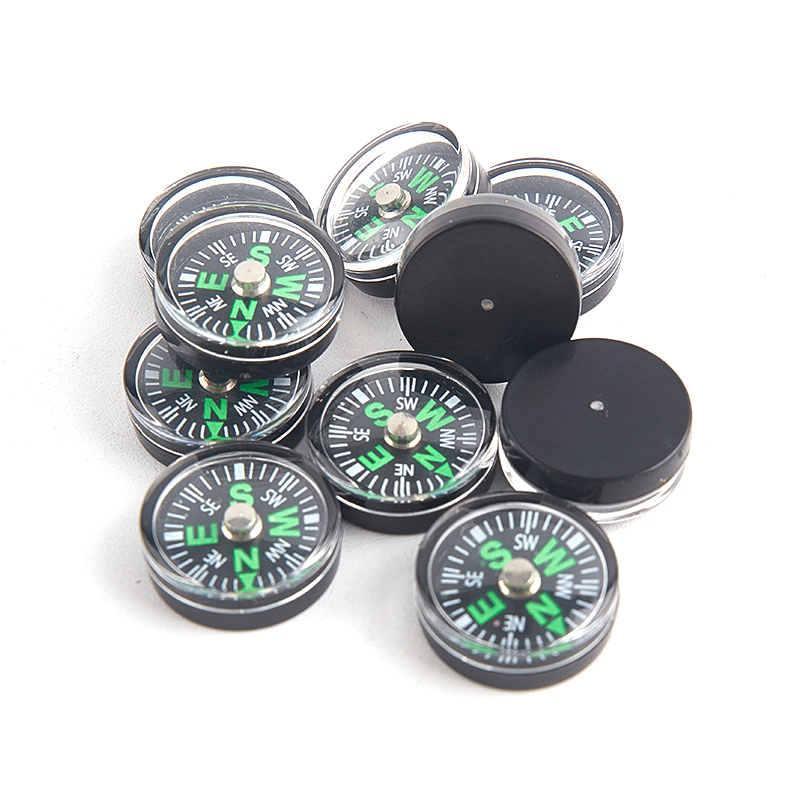 10pcs Mini Compass Mini Pocket Compass Outdoor Hiking Camping