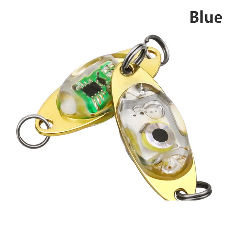 Deep Drop Fishing Light LED Spoons Underwater Flasher Diamond Light Halibut  Rig.