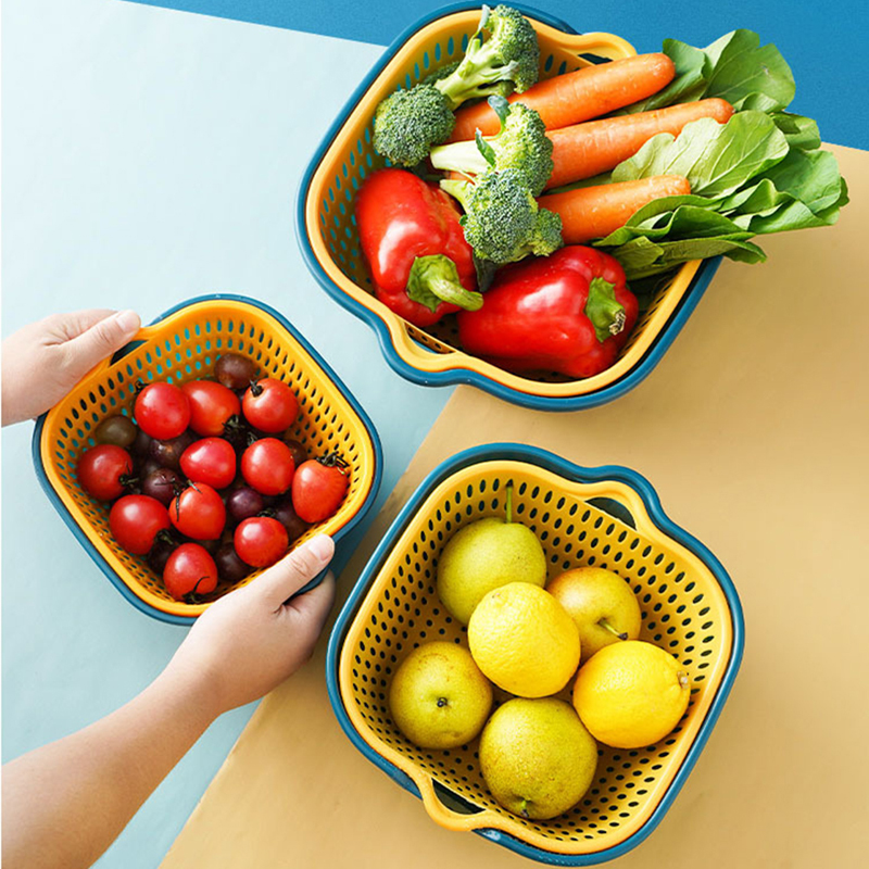 PANIER DE DRAINAGE pratique pour fruits et légumes design convivial EUR  11,06 - PicClick FR