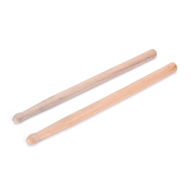 New 1 Pairs 25CM Music Band Maple small Wood Drum Sticks Drumsticks LT ...