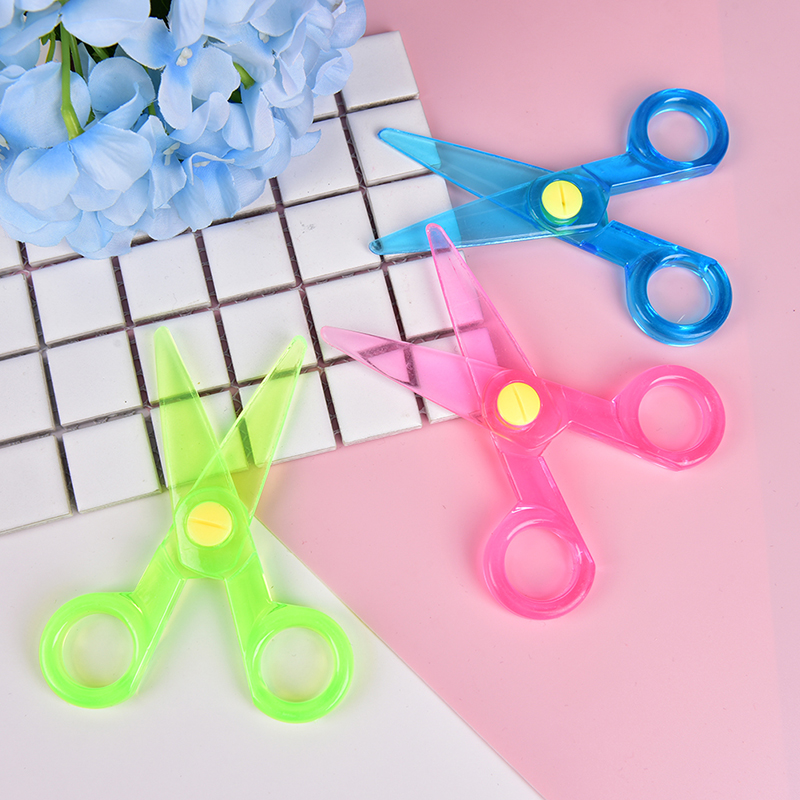 Buy Wholesale China Paper Scissors Children Safety Scissors Art Craft  Scissors Toy Plastic Handmade Stationery Scissors & Handmade Stationery  Scissors at USD 0.15