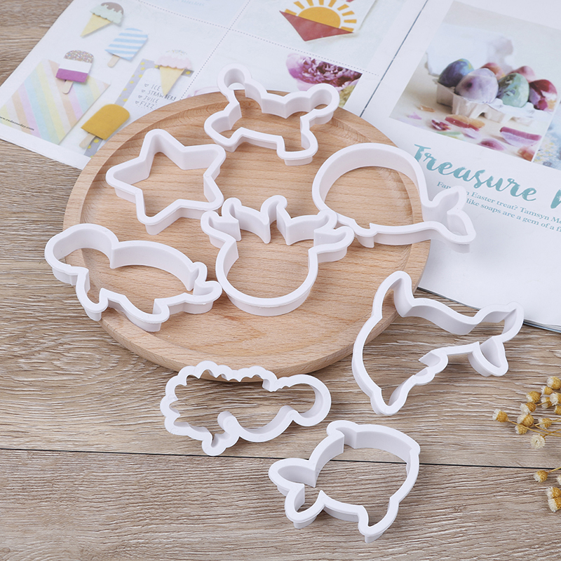 8pcs/set Sea Creatures Cookie Cutter Whale Dolphin Fondant Tool Biscuit ...